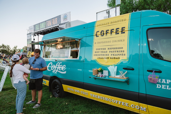 A coffee food truck