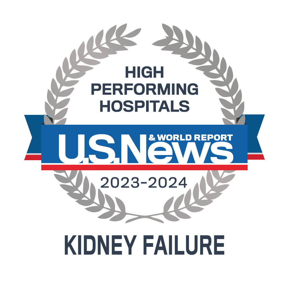 US News High Performing Hospitals Kidney Failure